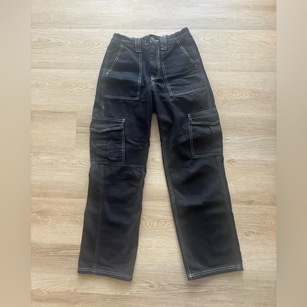 Urban Outfitters Black and White Cargo